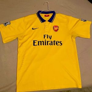 13-14 Arsenal #12 Giroud Away Yellow Jersey Shirt XXL